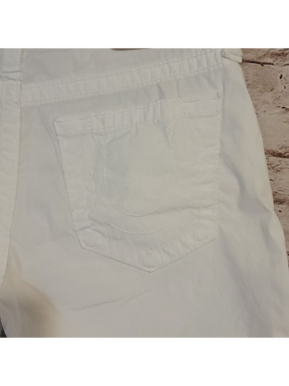 NWOT True religion romy white shorts sz 26 - Picture 3 of 8